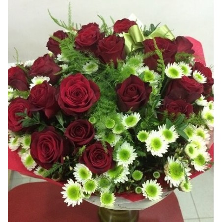 Red and White Bouquet