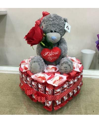 Teddy With Rose