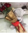 9 Roses Large Teddy