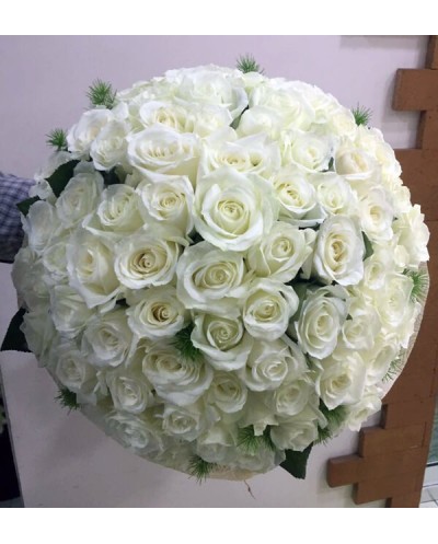 55 White Roses