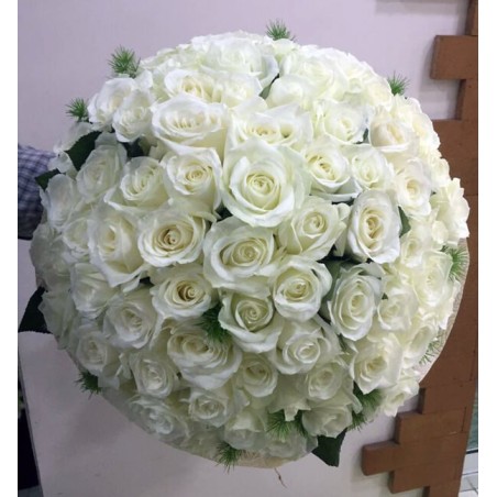 55 White Roses