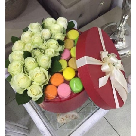 White Roses and Macaroons