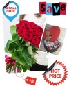 Red Roses and Kinder Combo